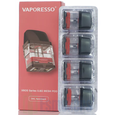 Картридж Vaporesso XROS Pod Mesh 0.8 Ом (2 мл) 4шт ПАЧКА фото товару