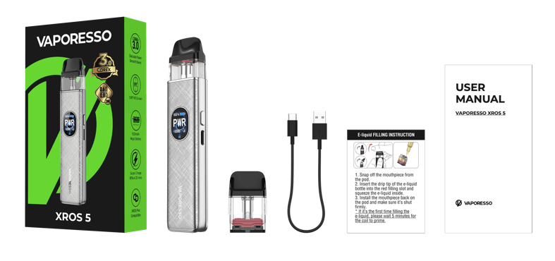 Vaporesso xros 5 комплектация Вапорессо xros 5 комплектация